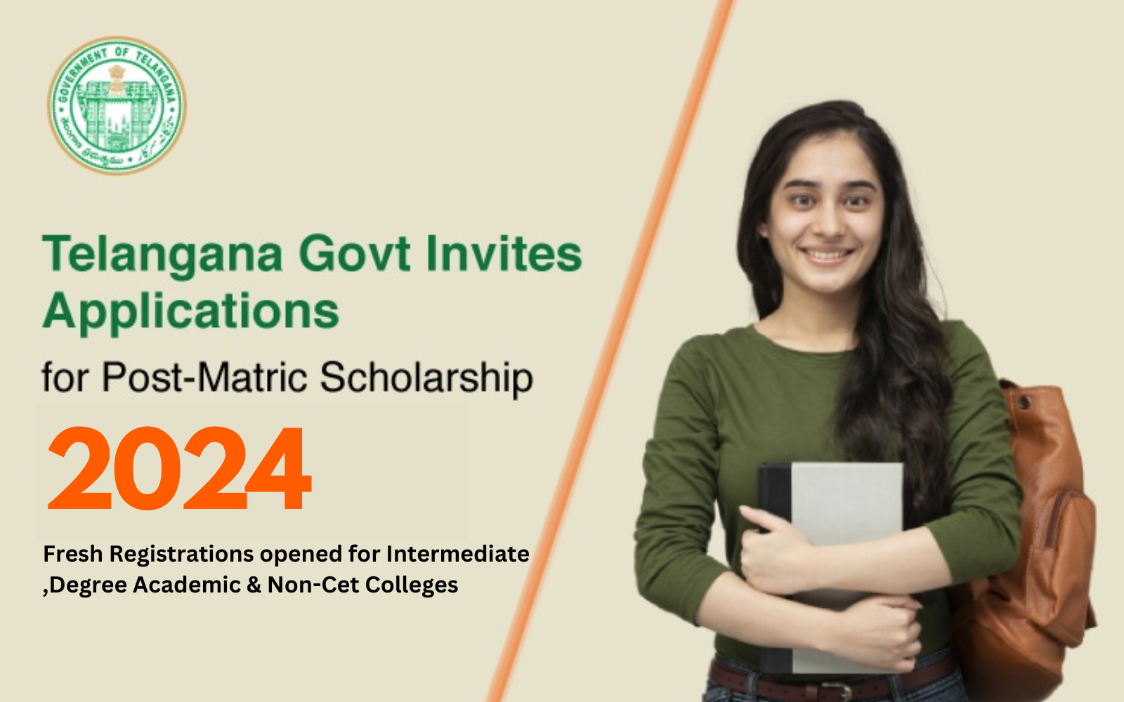Telangana Post Matric Scholarship (PMS) for SC/ST/BC/Disabled Category 2023-24